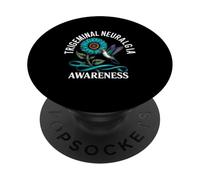 Nevralgia del trigemino Consapevolezza TN Colibrì PopSockets PopGrip Adesivo