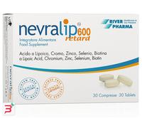 RIVER PHARMA Nevralip 600 Retard 30 Compresse - Integratore antiossidante