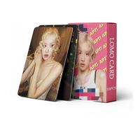 Nevstop 55pcs Rosa APT Card - 5 Biglietti APT - Carta Collezionabile Musicale - Blackpink 2024