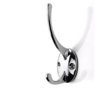 NevStp Gancio per stoffa in lega di zinco, bronzo vintage, appendiabiti da parete, appendiabiti, cappello, ganci per appendere, bagno, cucina, scaffali antichi con viti, 116 argento