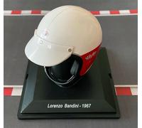 NEW 1:5 Casco Helmet F1 LORENZO BANDINI 1967 FERRARI SPARK +Magazine