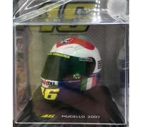 NEW 1:5 Casco Helmet VALENTINO ROSSI - Mugello 2007 SPARK +Magazine