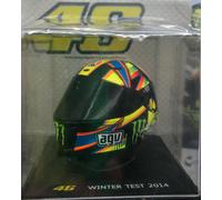 NEW 1:5 Casco Helmet VALENTINO ROSSI Winter Test 2014 SPARK +Magazine
