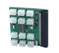 New 1200w 12V Power Supply Breakout Board W/ Button fit for Ethereum Hf