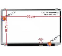 NEW 14" LED HD DISPLAY SCREEN PANEL GLOSSY AUO B140XTN02.E H/W:6A F/W:1