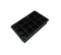 New 15Grid Silicone Ice Cube Mold Large Square Ice Cube Tray Molds Bar Milk Tea Shop Ices Cube Production Mould Ices Storage Box