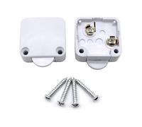 New 2 Piece Cabinet Door Switches Cabinet Switch Light Switch Automatic Switch for Cupboards, White fast