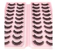 New 20 Pairs Natural False Eyelashes Fake Lashes Long Makeup 3d Mink Lashes Extension Eyelash Mink Eyelashes for Beauty(20pairsAY05)