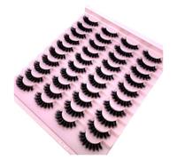New 20 Pairs Natural False Eyelashes Fake Lashes Long Makeup 3d Mink Lashes Extension Eyelash Mink Eyelashes for Beauty(20pairs-ja30)