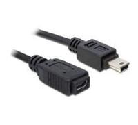 82667 cavo USB 1 m Nero, Cavo di prolunga Nero, 1 m, Maschio/Femmina, 480 Mbit/s, Nero