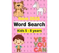 New 2025 WordSearch book for kids 5-8 years