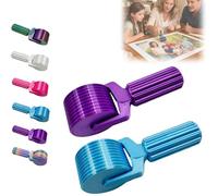 New 3D Printed Diamond Painting Roller Tool, Essential DIY Craft Tool for Rhinestone Embroidery Detachable, Easy-Grip Handle & Detachable Design (Blue+Purple)