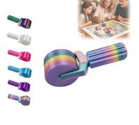 New 3D Printed Diamond Painting Roller Tool, Essential DIY Craft Tool for Rhinestone Embroidery Detachable, Easy-Grip Handle & Detachable Design (Colored)