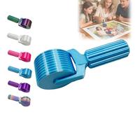 New 3D Printed Diamond Painting Roller Tool, Essential DIY Craft Tool for Rhinestone Embroidery Detachable, Easy-Grip Handle & Detachable Design (Blue)