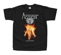 New Accept Restless And Wild 1982 Unisex 100% Cotton Short-Sleeve T-Shirts Black XL