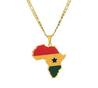 New Africa Necklace Fashion Stainless Pendant Necklace Ghana necklace