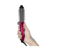 New and Improved Mini Electric Curling Brush with Travel Bag - Fast Heating Technology, Seconds Rapid Curl