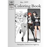 New Anime Coloring Book Series: Harajuku Detective Agency