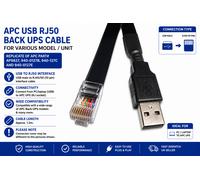 NEW APC Back UPS RS BR500 Cavo Di Comunicazione 1.2m