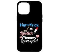 New Baby Gender Reveal Party Hockey Mom Lover Gift Custodia per iPhone 12 Pro Max