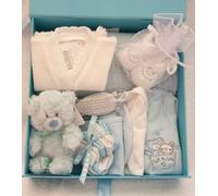 New Baby set regalo con corredino per neonato in scatola ricordo White neonato