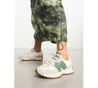 New Balance - 327 - Sneakers bianche e verdi-Bianco 37