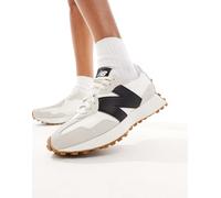 New Balance - 327 - Sneakers con suola in gomma color bianco e nero 35