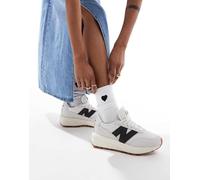 New Balance - 370 - Sneakers bianco sporco e nere-Nero 38