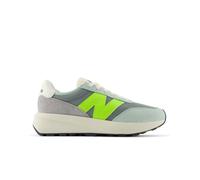 New Balance Unisex 370 in Verde, Pelle Scamosciata/Rete, Taglia 37