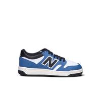 NEW BALANCE 480 Sneaker ragazzo blu e nera in pelle 39