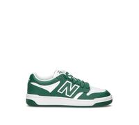 NEW BALANCE 480 Sneaker ragazzo verde/bianca in pelle 37