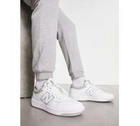 New Balance - 480 - Sneakers bianche con dettagli grigi-Bianco 39.5