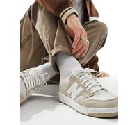 New Balance Unisex 480 in Marrone/Beige/Bianca, Pelle, Taglia 39.5