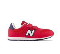 New Balance 500 Hook & Loop - Scarpe da Ginnastica, Red,