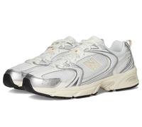 New Balance 530, Scarpe da Ginnastica Unisex-Adulto, Argento Metallico/Lino, 42.5 EU