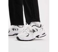 New Balance - 530 - Sneakers bianche e nere-Bianco 40