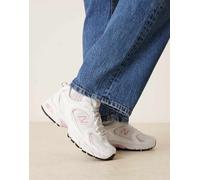 New Balance - 530 - Sneakers unisex bianche e rosa-Bianco 41.5