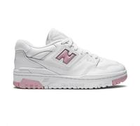 New Balance 550, Scarpe da Ginnastica per Donna, Bianco e Rosa, Suola in Gomma, Modello BBW550VC (Bianco Rosa, Sistema Taglie Calzature EU, Adulto, Donna, Numero, Media, 37.5)