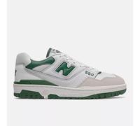 New Balance 550 White/Forest Green da Uomo 44 Bianco