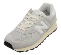 New Balance 574 Grigio Bianco Scarpe Casual Unissex - 37 EU