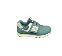New Balance 574 Scarpe Bambino con Chiusura a Strappo Vari Colori .Numeri dal 28 al 35 (Verde, Sistema Taglie Calzature EU, Bimbo (0-5 Anni), Numero, Media, 32)