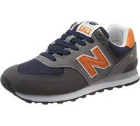 New Balance Scarpe Ml574 M Grigio Blu Navy Arancione Taglia 40