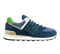 New Balance 574 Sneaker da Uomo Scarpe Ginnastica Basse Blu Marino U574QBL