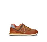 NEW BALANCE 574 Sneaker uomo marrone in pelle 45 ½