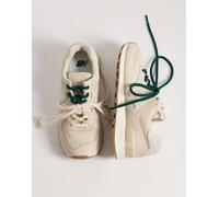 New Balance Donna 574 in Beige, Pelle Scamosciata/Rete, Taglia 36