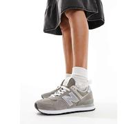New Balance - 574 - Sneakers grigie e bianche-Grigio 39.5