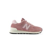 New Balance Donna 574 in Rosa/Bianco, Pelle Scamosciata/Rete, Taglia 36