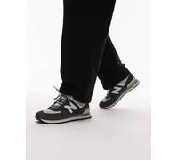 New Balance - 574 - Sneakers unisex color grigio e verde-azzurro 37