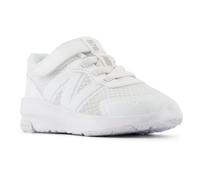 New Balance 578v1 Bungee Lace with Top Strap, Scarpe da Bambini, White/White, 28 EU