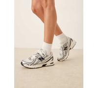 New Balance - 740 - Sneakers unisex bianche, beige e nere-Bianco 37.5